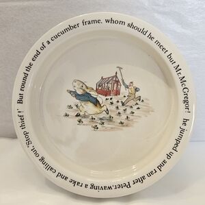 Peter Rabbit bowl by Wedgwood.